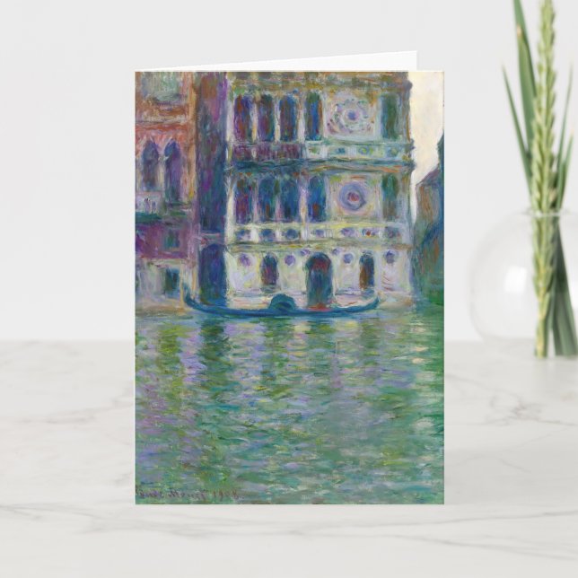 Tarjeta Claude Monet - Palazzo Dario (Anverso)