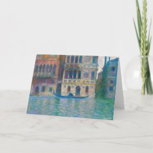 Tarjeta Claude Monet - Palazzo Dario
