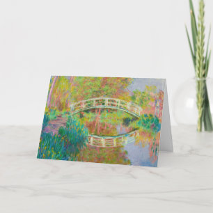 Tarjeta Claude Monet - Puente Japonés, Giverny