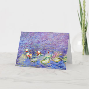 Tarjeta Claude Monet - Water Lilies