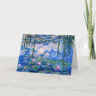 Tarjeta Claude Monet - Water Lilies, 1919,