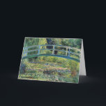 Tarjeta Claude Monet - Water Lily Pond y Puente Japanés<br><div class="desc">The Water Lily Pond and the Japanese Bridge / Le Bassin aux nympheas - Claude Monet,  1899</div>