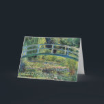Tarjeta Claude Monet - Water Lily Pond y Puente Japanés<br><div class="desc">The Water Lily Pond and the Japanese Bridge / Le Bassin aux nympheas - Claude Monet,  1899</div>