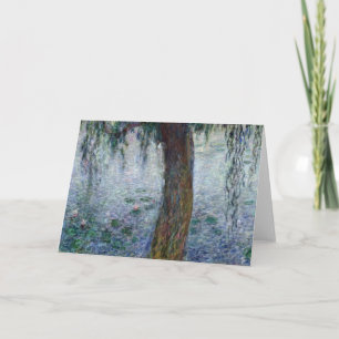 Tarjeta Claude Monet Waterlilies Welows right