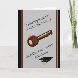 Tarjeta Clave para la graduación exitosa