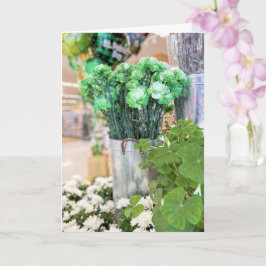 Tarjeta Claveles del Día de San Patricio