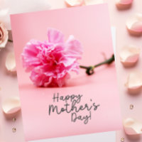 Claveles rosas para Mamá en el Día de la Madre
