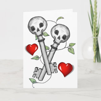 Tarjeta Claves de esqueleto