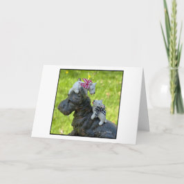 Tarjeta Clay Scotti en una parada escocesa