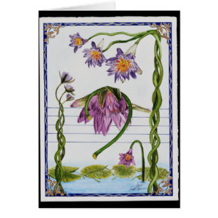 Tarjeta - Clef bajo de Lakme