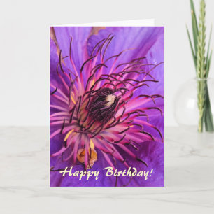 TARJETA CLEMATIS
