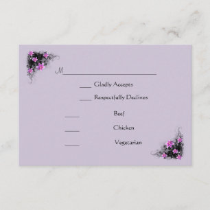 Tarjeta Clematis Flower Rsvp