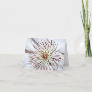 Tarjeta Clematis Notecard
