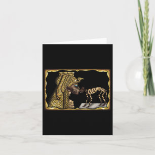 Tarjeta Cleopatra Mummy Funny Halloween disfraces Hombres 