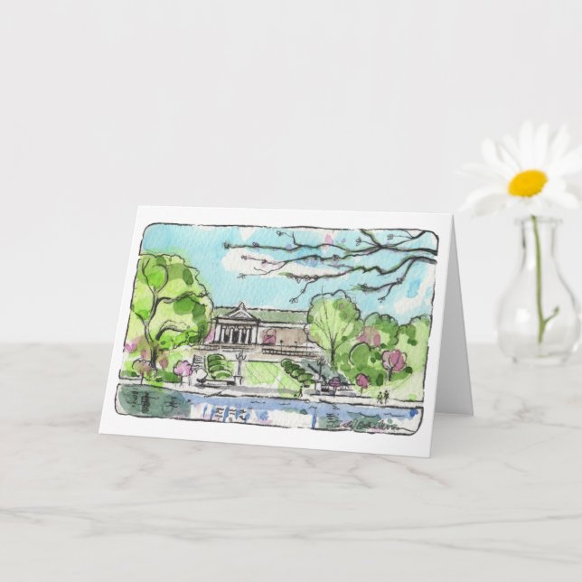 Tarjeta Cleveland Museum of Art Folding Card (Planta pequeña)
