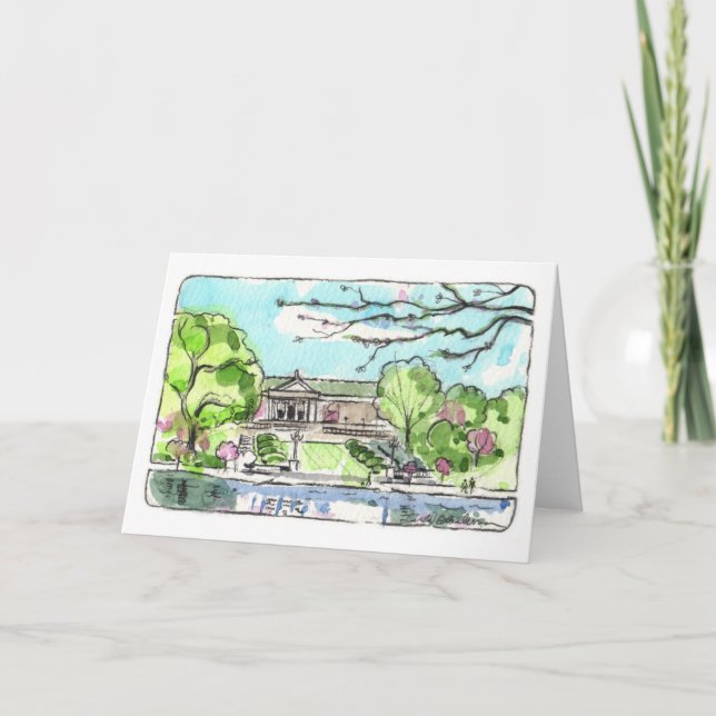 Tarjeta Cleveland Museum of Art Folding Card (Anverso)