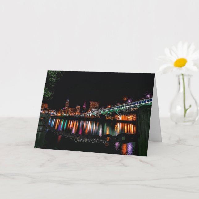 Tarjeta Cleveland Ohio (Planta pequeña)