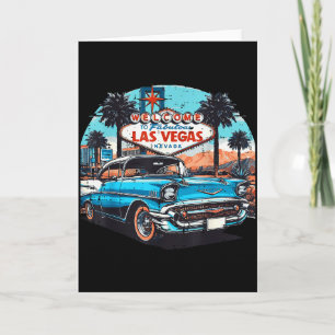 Tarjeta Clic Coche Bienvenido Vacaciones Las Vegas Verano 