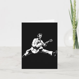 Tarjeta Clic Presidente Abraham Lincoln Tocando Guitarra d