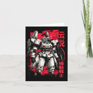 Tarjeta Clic Robot Guerrero Mecha Legendario Japonés