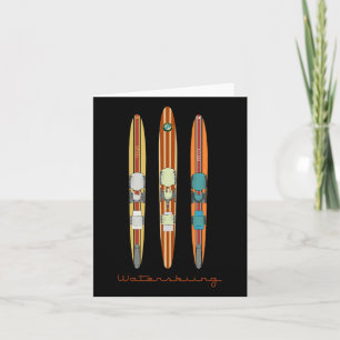 Tarjeta Clic Vintage Water Skis
