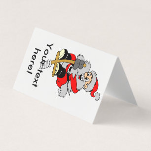Tarjeta clipart de Santa Claus