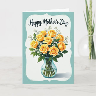 Tarjeta Cloud Border Floral Card