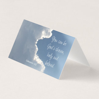 Tarjeta Clouds Sunlight Col 3: 12, Evangelism Card