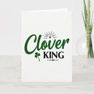 Tarjeta Clover King de puntos verdes