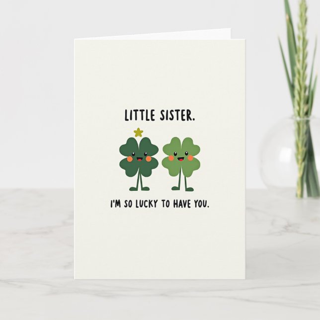 Tarjeta Clover Sisterhood Lucky Card (Anverso)
