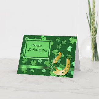 Tarjeta Clover St Patrick Card
