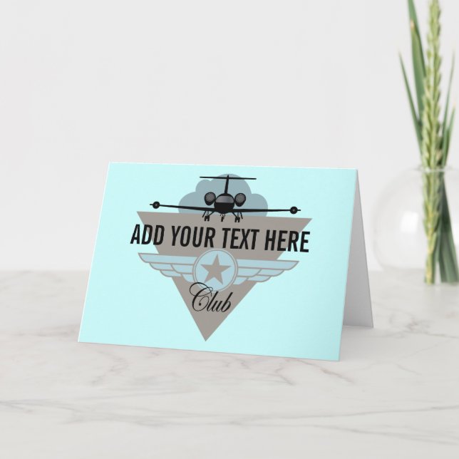 Tarjeta Club de Alas para Aviones de Jet (Anverso)