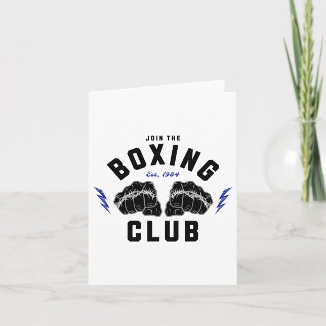 Tarjeta Club de boxeo1 (Anverso)