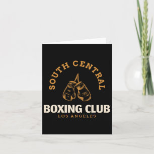 Tarjeta Club de boxeo del centro sur de Los Ángeles - Boxe
