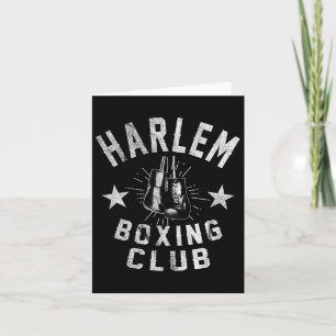 Tarjeta Club de boxeo Harlem - Boxer con problemas de époc