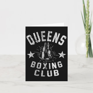 Tarjeta Club de boxeo Queens - Boxer con problemas de époc
