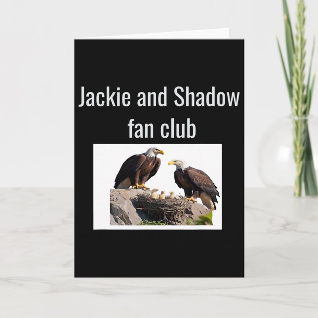 Tarjeta Club de fans de Jackie y Shadow Eagles  (Anverso)