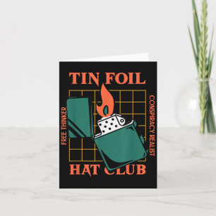 Tarjeta Club de Gorra de Relieve metalizado de estaño - li