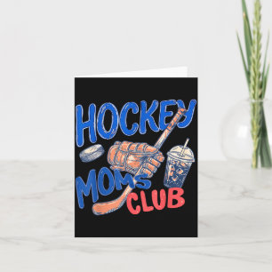 Tarjeta Club de madres de hockey Día de las madres Día del