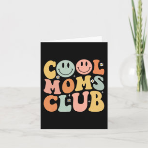 Tarjeta Club de Mamás Geniales Retro Sonrisa de Mamá Cara 