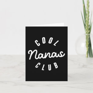 Tarjeta Club de nanas geniales nana divertido día de la ma