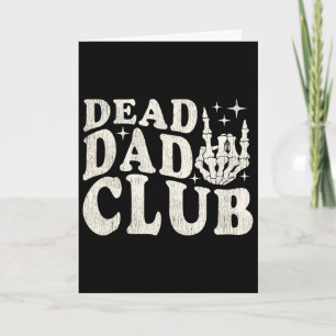Tarjeta Club de Papá Muerto Vintage Día del Padre Divertid