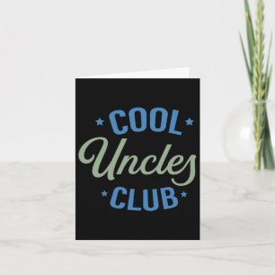 Tarjeta Club de Tíos Geniales El Mejor Tío Jamás Chistoso 