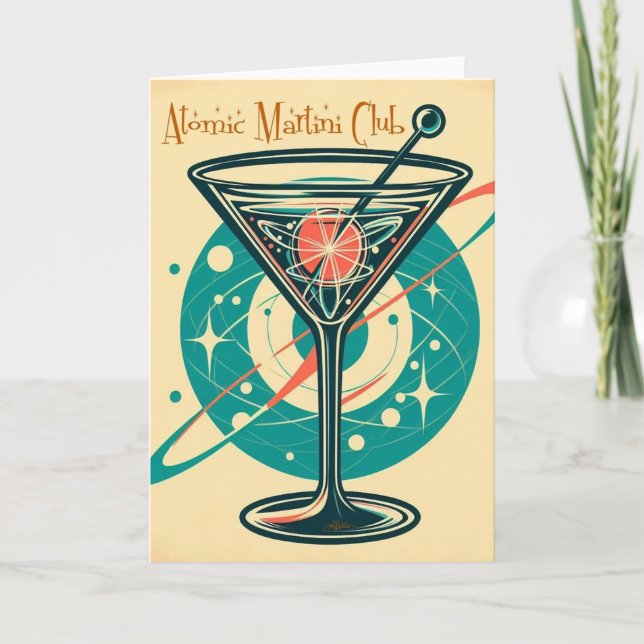 Tarjeta Club Espacial Atomic Martini Era Espacial (Anverso)