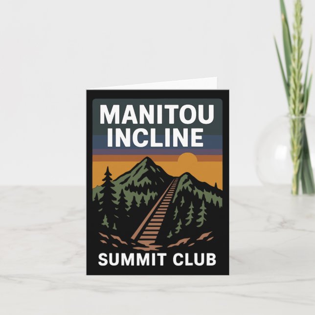Tarjeta Club Incline Summit de Manitou (Anverso)