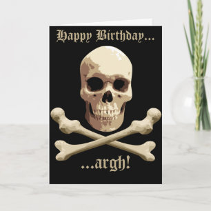 Tarjeta Club Pirata - Calavera y Hueso