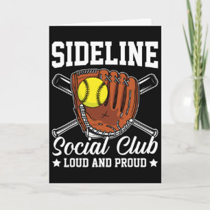 Tarjeta Club Social de la Línea Lateral Orgullosa y Fuerte
