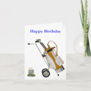 Tarjeta club y bolas, feliz cumpleaños