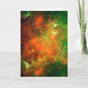 Tarjeta Clusters De Estrellas En La Nebulosa Norteamerican