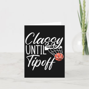 Tarjeta Cly Until Tip Off Bysketbyll Player Hoop Junkie